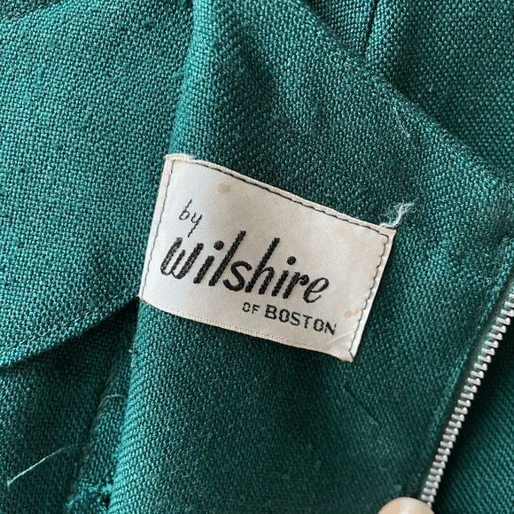 60’s Vintage Green Midi Dress - Picture 5 of 10